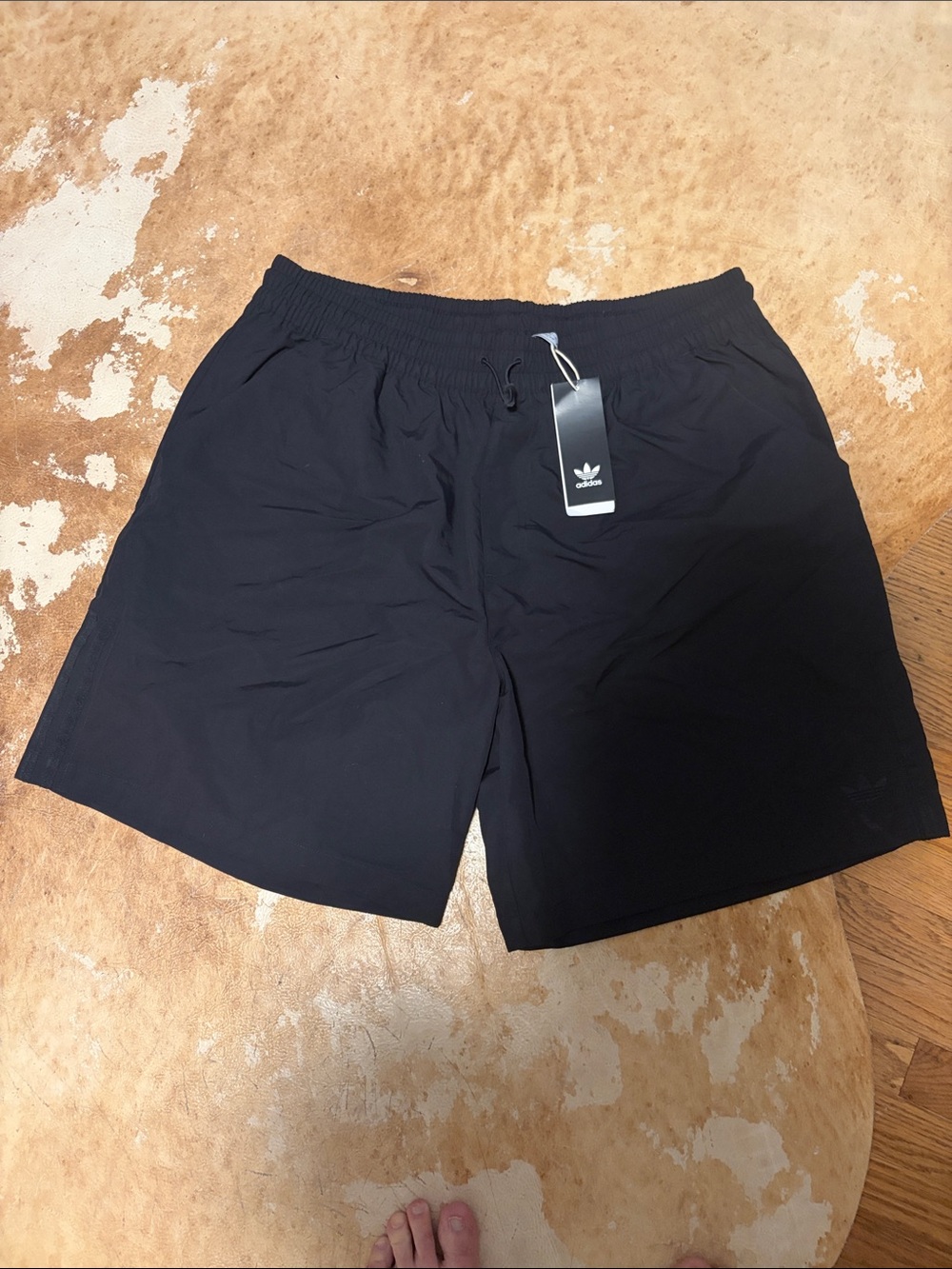adidas Black Performance Swim Shorts
